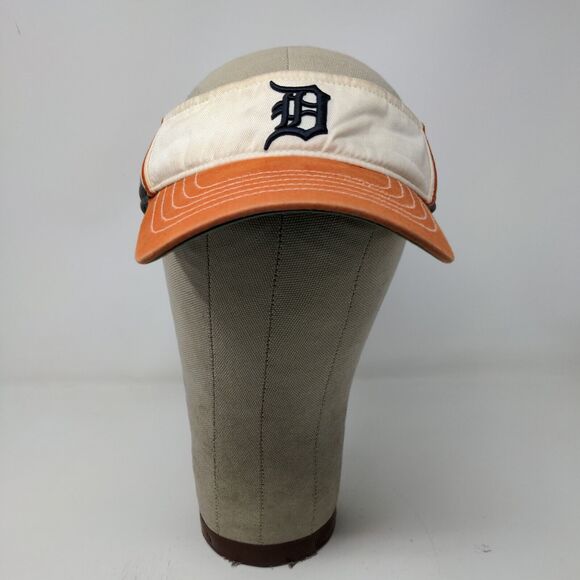 Forty Seven Brand Mens Sun Visor Strapback Cap Embroidered D Logo Orange OS - Picture 3 of 12